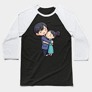 couple hug Baseball T-Shirt